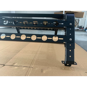SMRT tent Ute bed rack close up